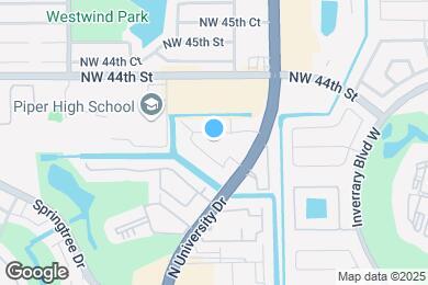 Map image of the property - 4235 N University Dr