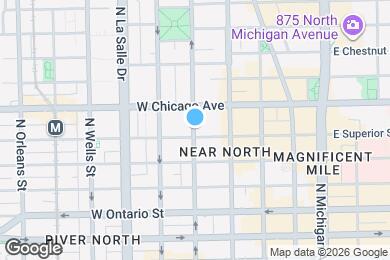 Map image of the property - 735 N Dearborn St