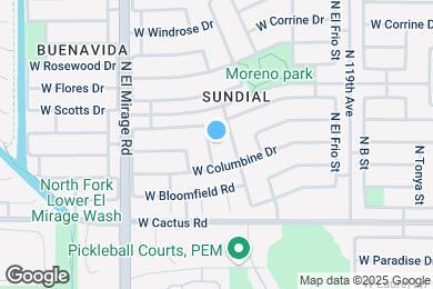 Map image of the property - 12423 N 121st Dr