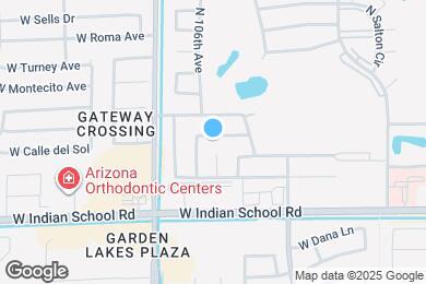 Map image of the property - 10535 W Calle del Sol