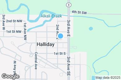Map image of the property - Halliday Apartments