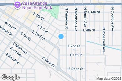Map image of the property - 216 N Casa Grande Ave
