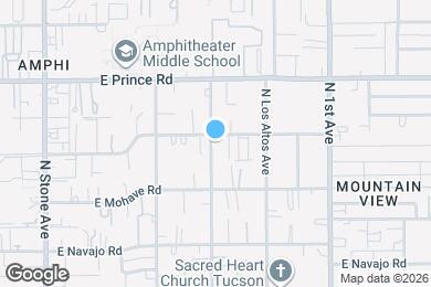 Map image of the property - 3452 N Geronimo Ave