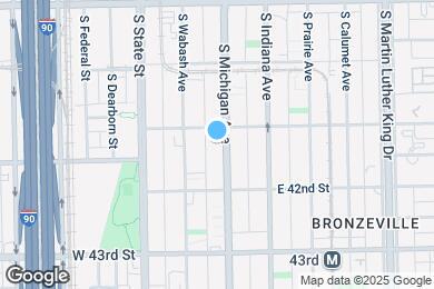 Map image of the property - 4114 S Michigan Ave