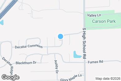 Map image of the property - 6452 Decatur Commons