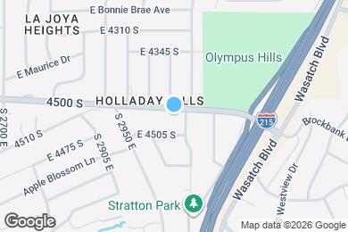 Map image of the property - 3040 E 4430 S