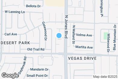 Map image of the property - Vintage Desert Rose 55+ Senior Apartments