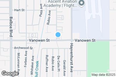 Map image of the property - 16565 Vanowen St