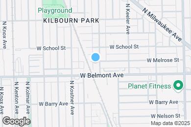 Map image of the property - 4311 W Melrose St