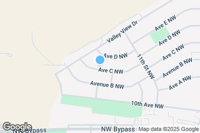 Map image of the property - 1315 Avenue C NW