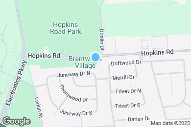 Map image of the property - Brentwood Village Apartments