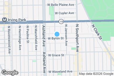 Map image of the property - 1480 W Byron St