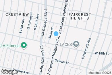 Map image of the property - 1763 S Crescent Heights Blvd