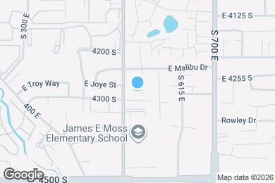Map image of the property - 4284 S Normandie Ln