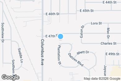 Map image of the property - 4719 Plantation St