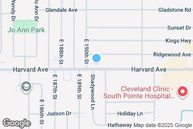 Map image of the property - 19121 Harvard Ave