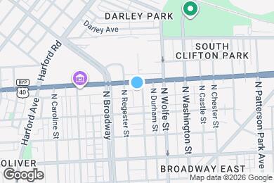 Map image of the property - 1838 Rutland Ave