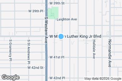 Map image of the property - 4013 S Harvard Blvd