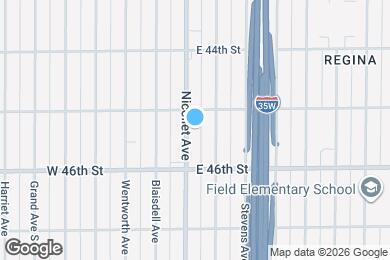 Map image of the property - 4517 Nicollet Ave