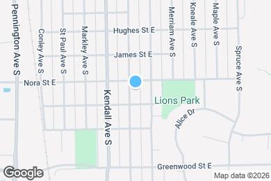 Map image of the property - 606 Tindolph Ave S