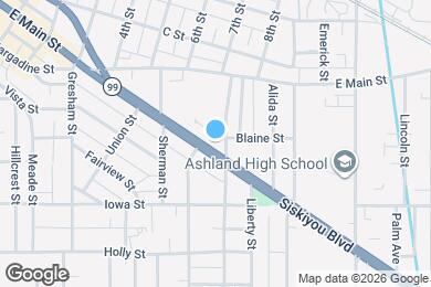 Map image of the property - 673 Siskiyou Blvd