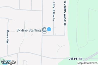 Map image of the property - 25 E Country Woods Dr