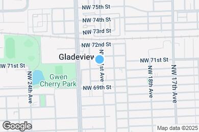 Map image of the property - 7000 NW 21st Ave