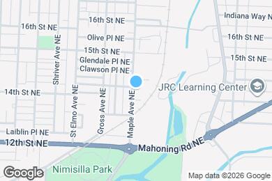 Map image of the property - 1408 Maple Ave NE