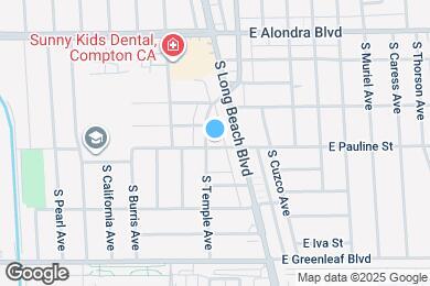 Map image of the property - 1212 S Temple Ave