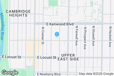 Map image of the property - 3009 N Frederick Ave