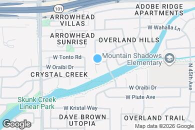 Map image of the property - 4777 W Tonto Dr