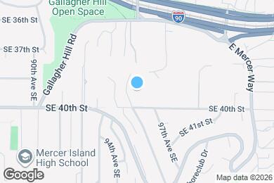 Map image of the property - 3950 96th Ave SE