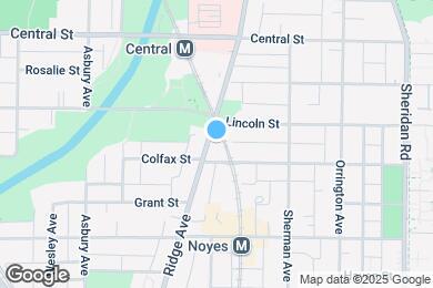 Map image of the property - 2353 Ridge Ave