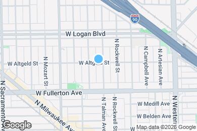 Map image of the property - 2641 W Altgeld St