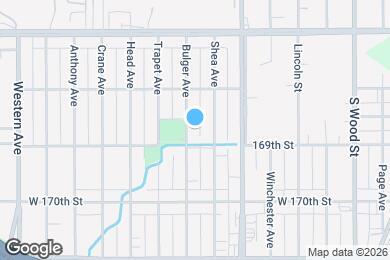 Map image of the property - 16865 Bulger Ave