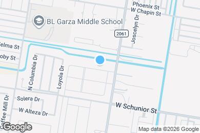 Map image of the property - 2923 W Driftwood St