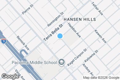 Map image of the property - 10061 Amboy Ave