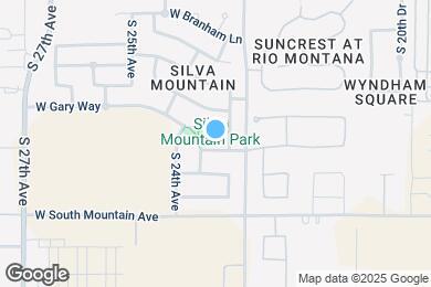 Map image of the property - 2320 W Desert Ln