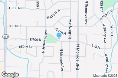 Map image of the property - 674 E 675 N
