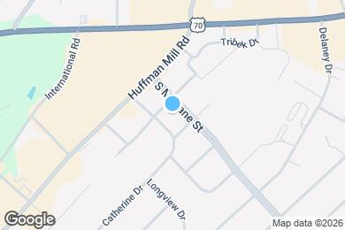 Map image of the property - 3762 S Mebane St