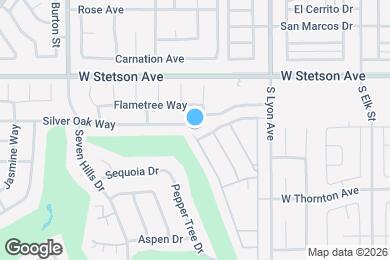Map image of the property - 1825 Silver Oak Way