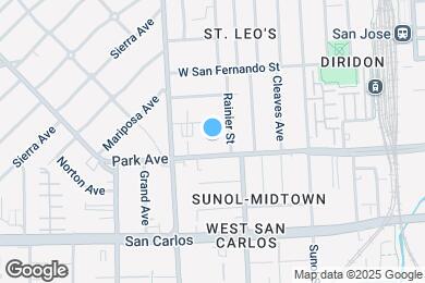 Map image of the property - 1051 Park Ave