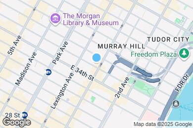 Map image of the property - Spacious 2 bed on EAST 35 STREET