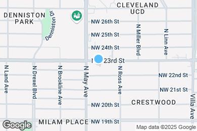 Map image of the property - 2840 NW 23rd St