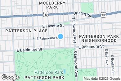 Map image of the property - 29 N Belnord Ave
