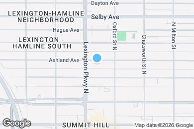 Map image of the property - 1076 Ashland Ave