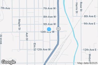 Map image of the property - 1006 Oak St