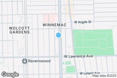 Map image of the property - 4866 N Ashland Ave