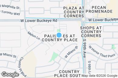 Map image of the property - 10040 W Kingman St