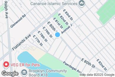 Map image of the property - 72 Paerdegat 2nd St